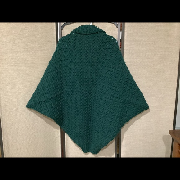 Crocheted cocoon sweater.                     100% acrylic, 100% handmade - Picture 8 of 16